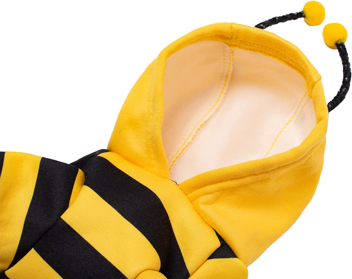 Pet Bee Costume Hooded for Small Dogs and Cats (Small)