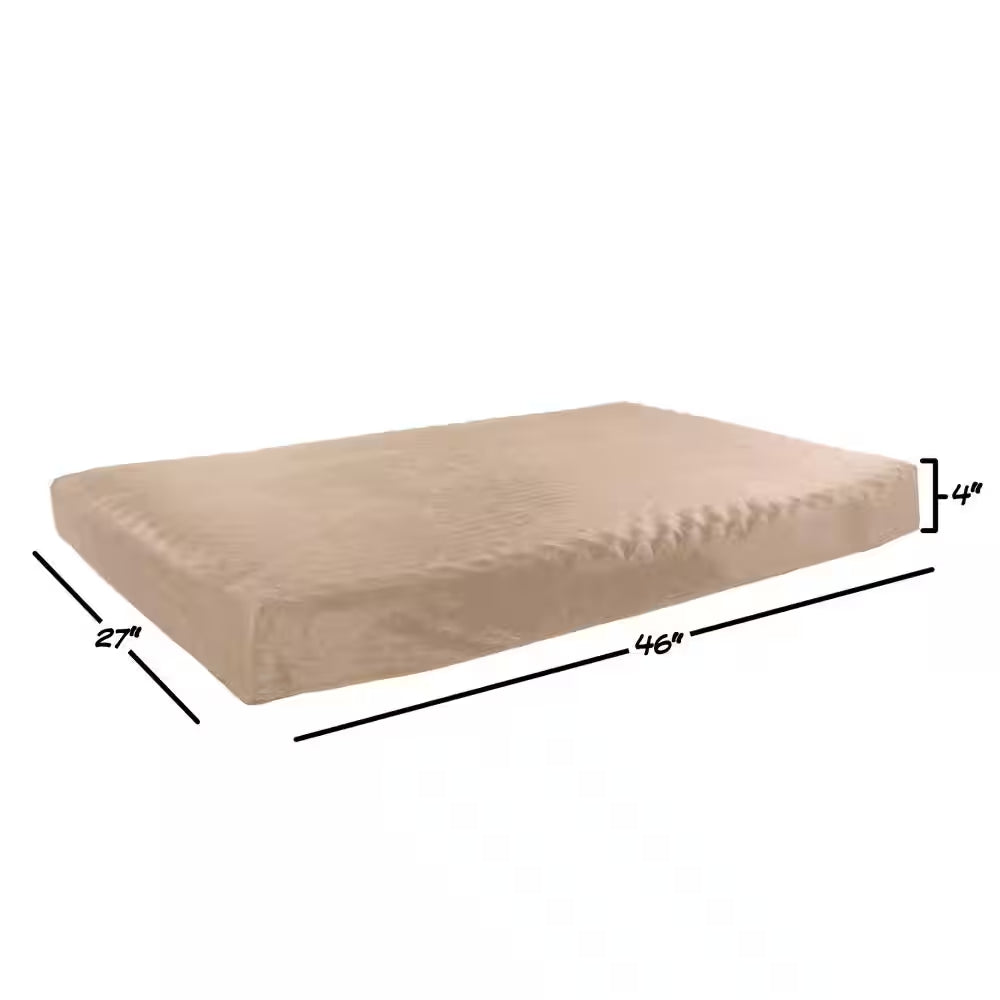 Large Orthopedic Pet Bed with Memory Foam