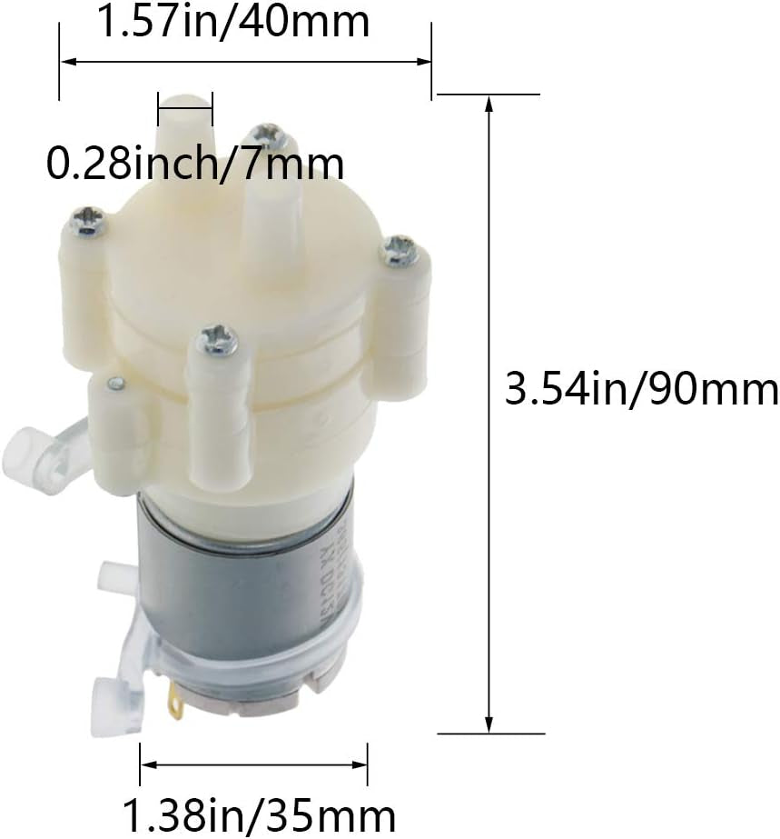 5-12V Self Priming Diaphragm Pump Motor Shock Absorption Water Pumps DC Diaphragm Pump R385