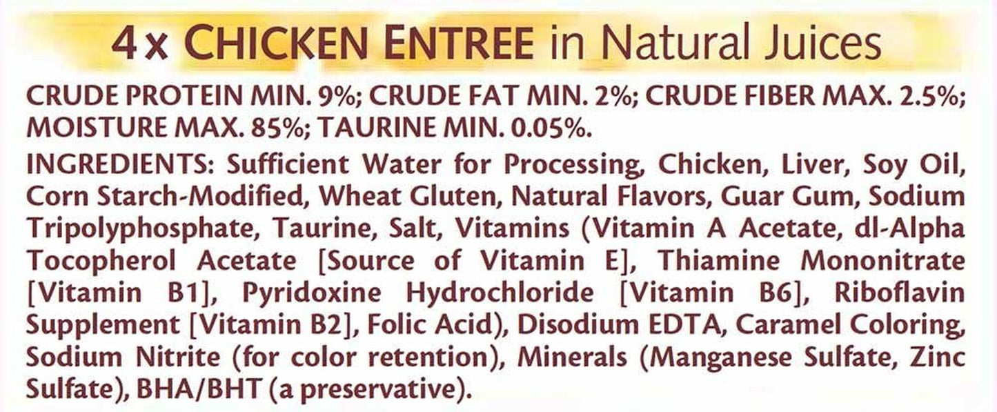 Purrfectly Chicken Variety Pack Wet Cat Food 3 Ounces, Pack of 4 (10 Count Each)