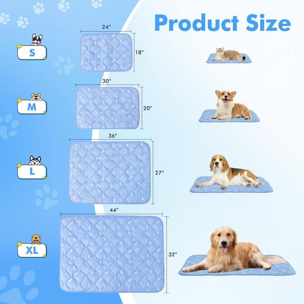 36 In. X 27 In. Waterproof Thicken Cooling Mat for Pets Dogs Cats