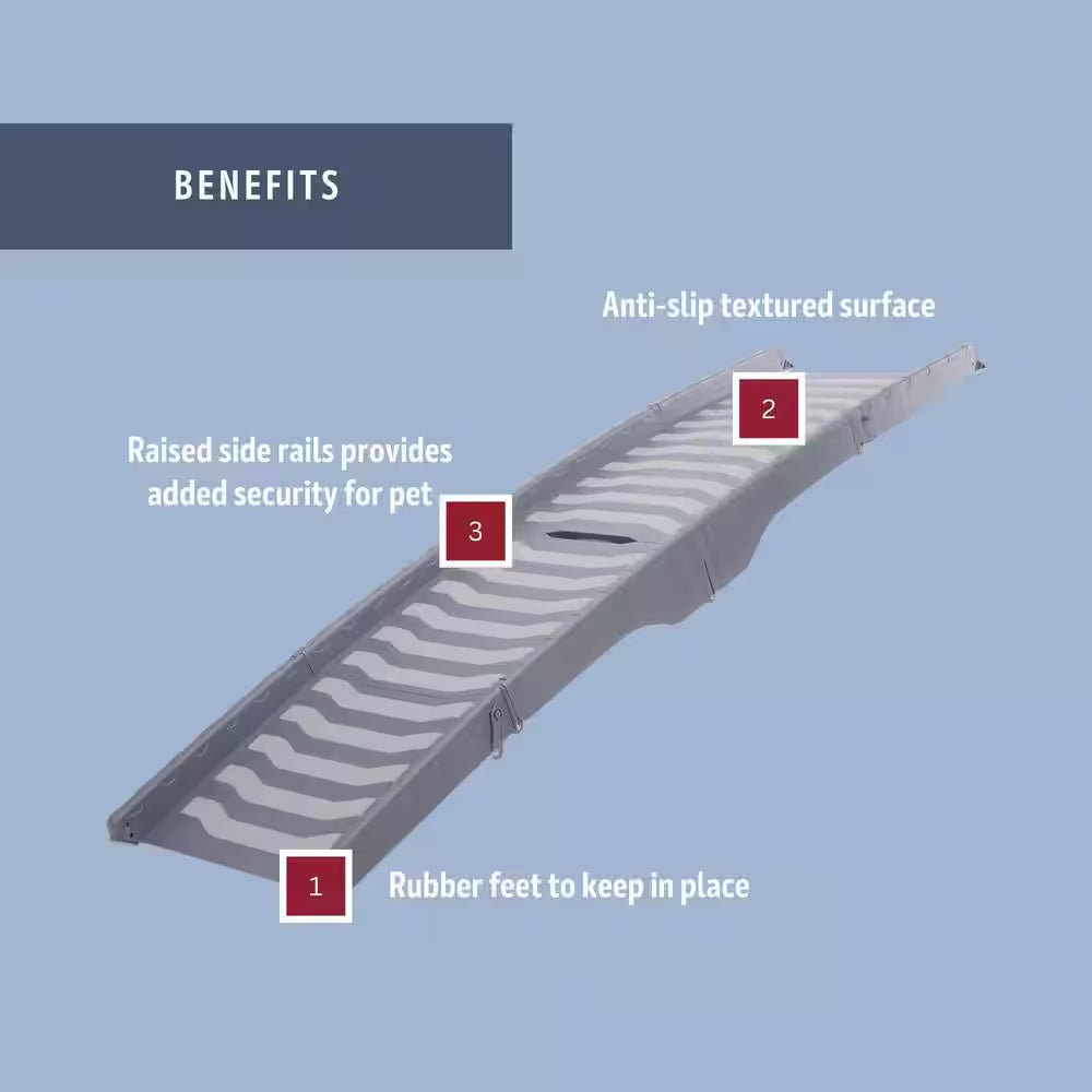 Portable Pet Ramp, Lightweight, Foldable, Easy to Carry