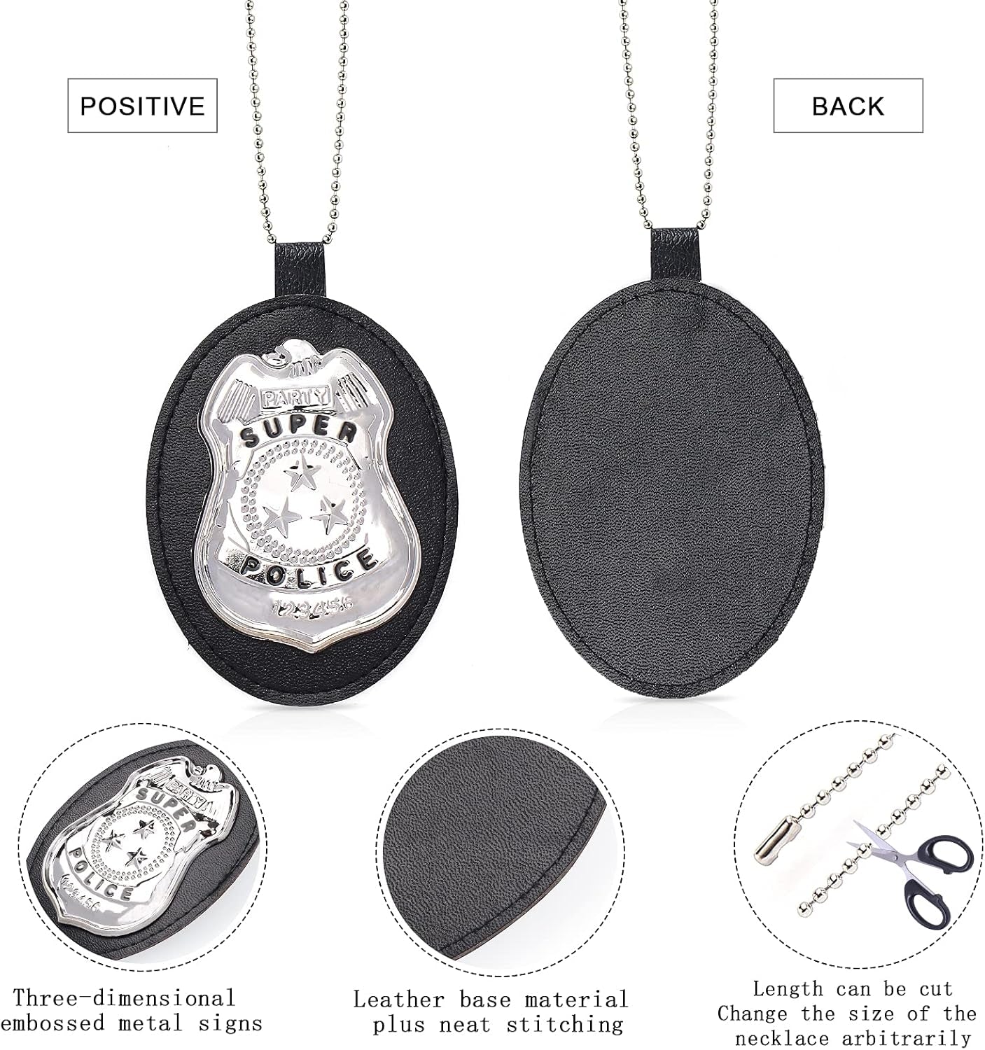 Pet Police Costume Accessory Set Dog Cat Police Hat Badge Sunglasses Pet Police Dress up Kit for Halloween Christmas Cosplay Role Play Fancy Dress (Set-B)