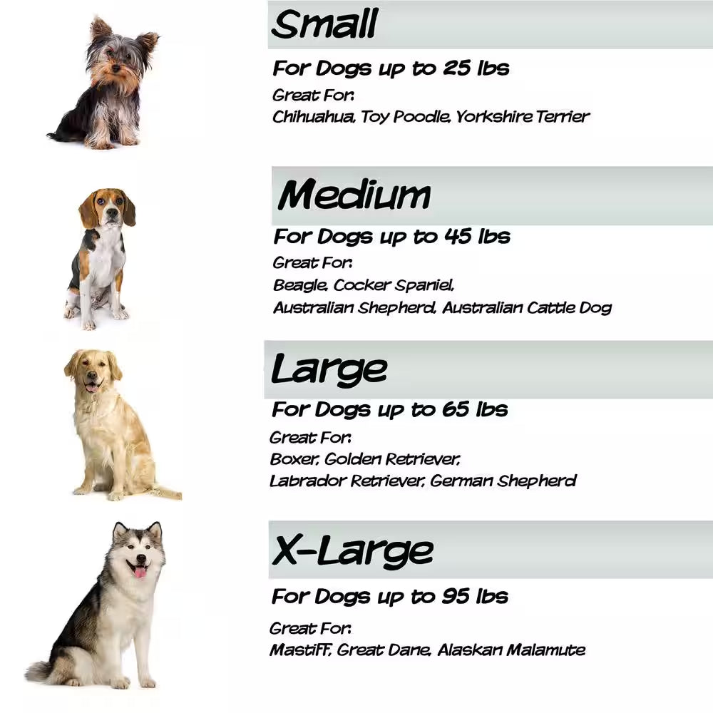 Large Orthopedic Pet Bed with Memory Foam