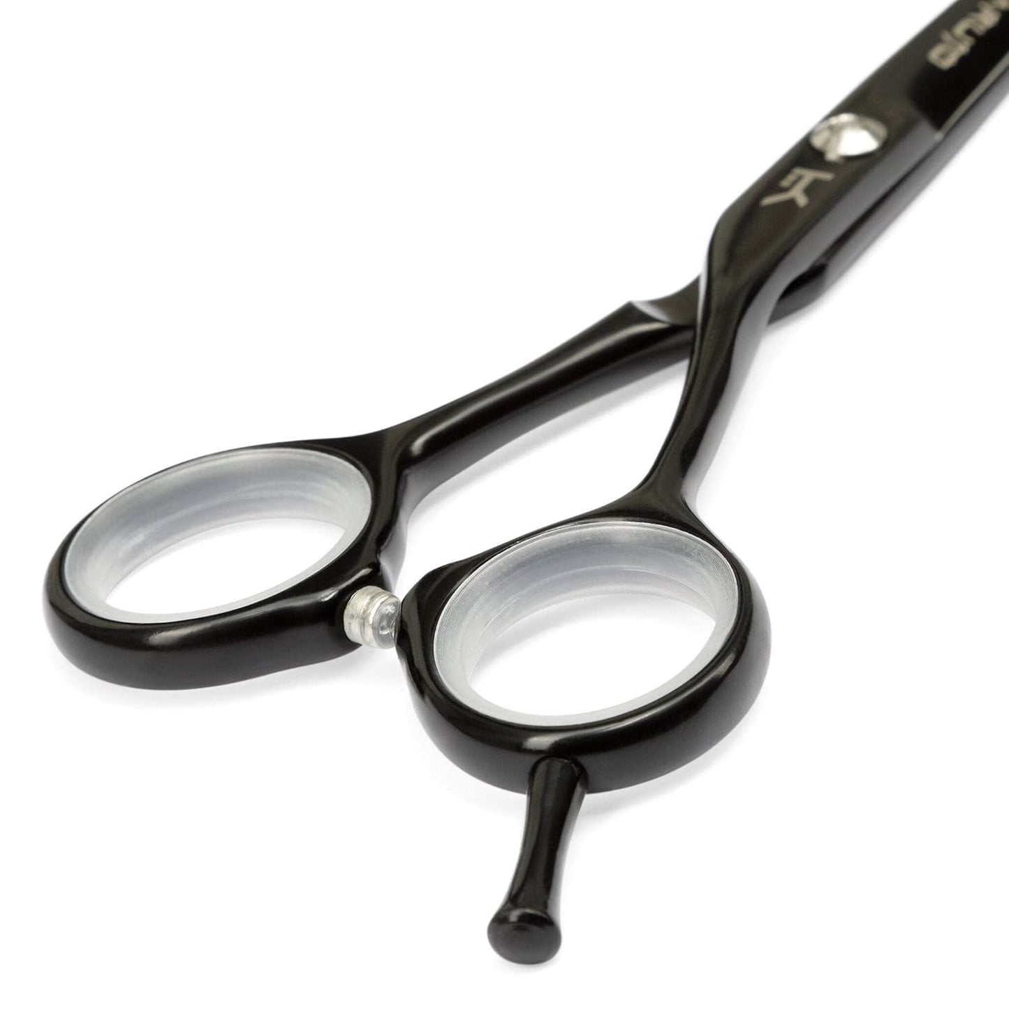 VERY SHARP 5.5 Inch Black Cobalt Professional Hairdressing Barbers Scissors Shears