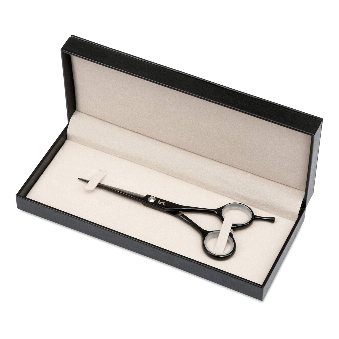 VERY SHARP 5.5 Inch Black Cobalt Professional Hairdressing Barbers Scissors Shears