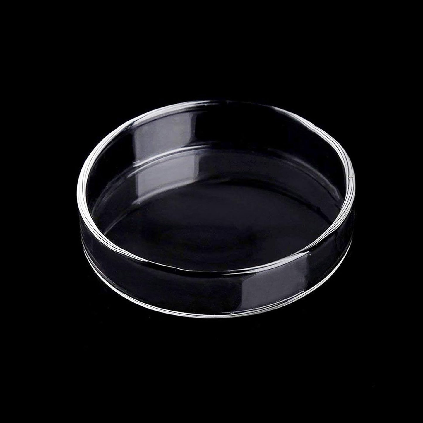 80Mm Aquarium Shrimp Feeder Dish Glass Fish Tank Feeding Bowls round Clear Dishes Tray