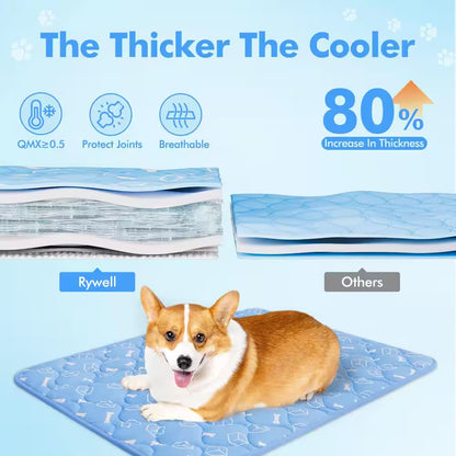 36 In. X 27 In. Waterproof Thicken Cooling Mat for Pets Dogs Cats