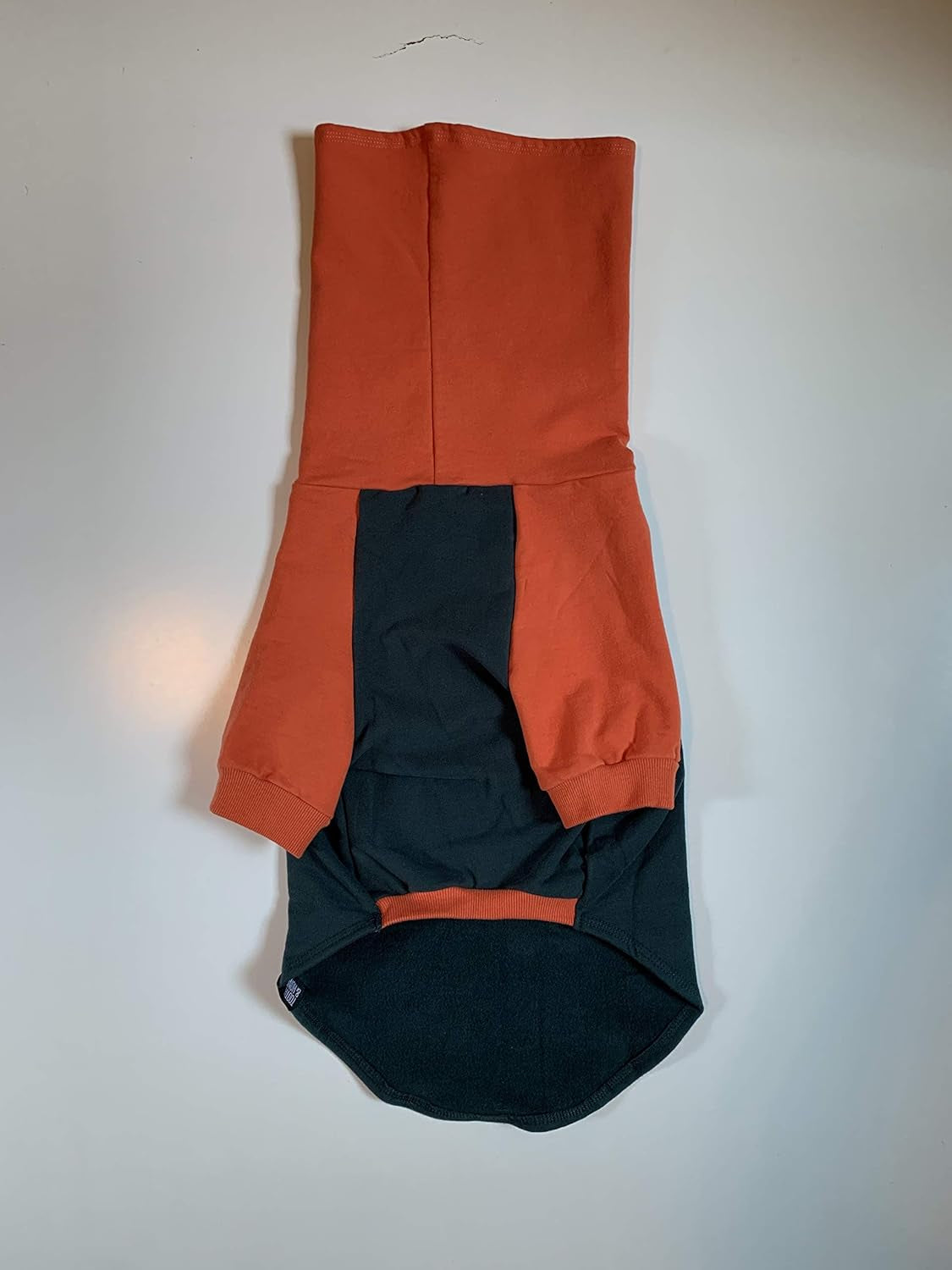 Pitbull Dog Sweater - Dark Green & Orange (Xx-Large)