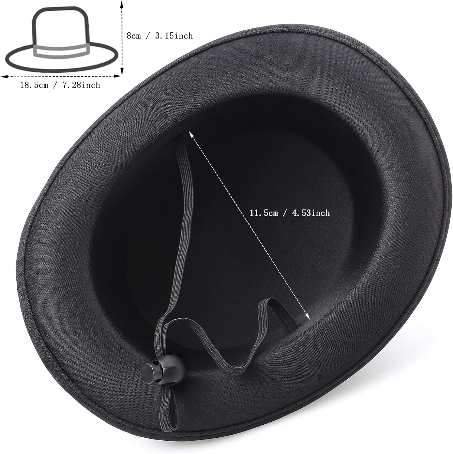 2 Pieces Pet Formal Accessories Set - Pet Top Hat with Pet Formal Necktie/Bowtie Birthday Party Gradation Halloween Costumes Accessories for Dog Cat (Black-B) One Size