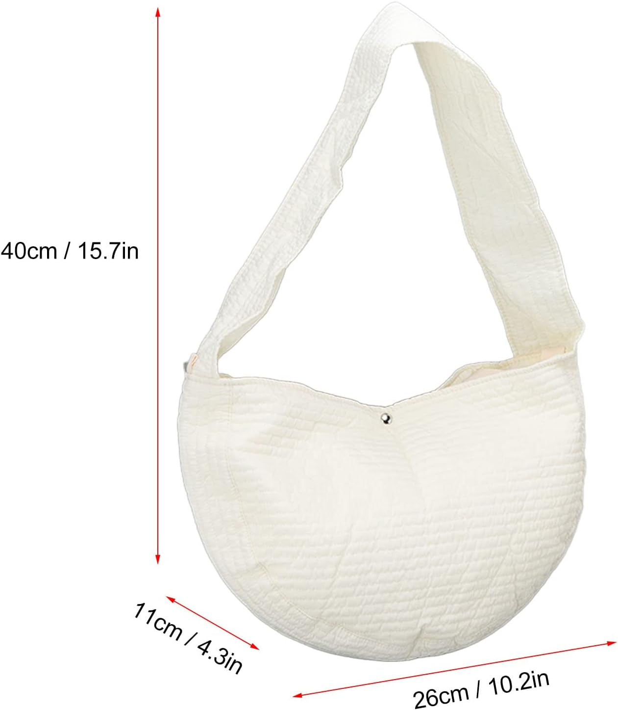 Dog Sling Carrier, Portable One Shoulder Pet Backpack Cat Carrier Bag with Widened Shoulder Strap for Outdoor Travel Small Dogs Puppy Cat (L)