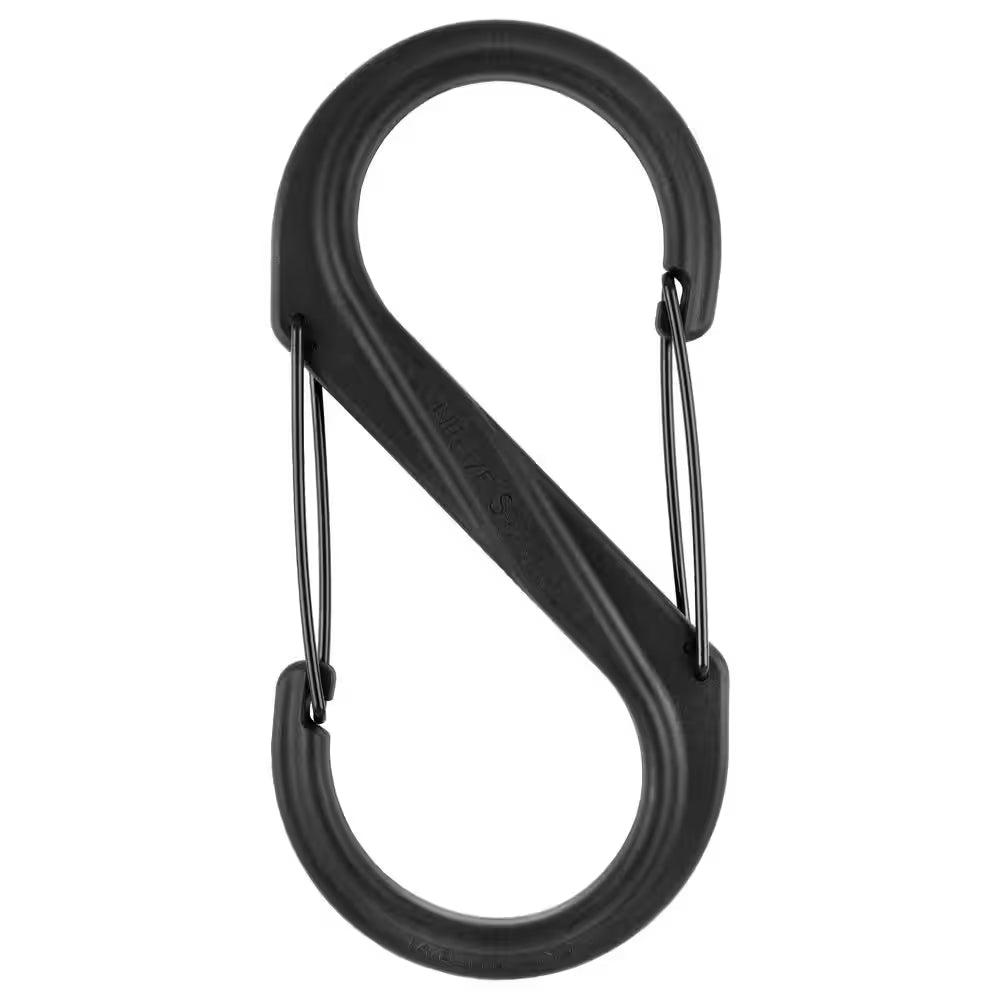# 10 Plastic Carabiner in Black