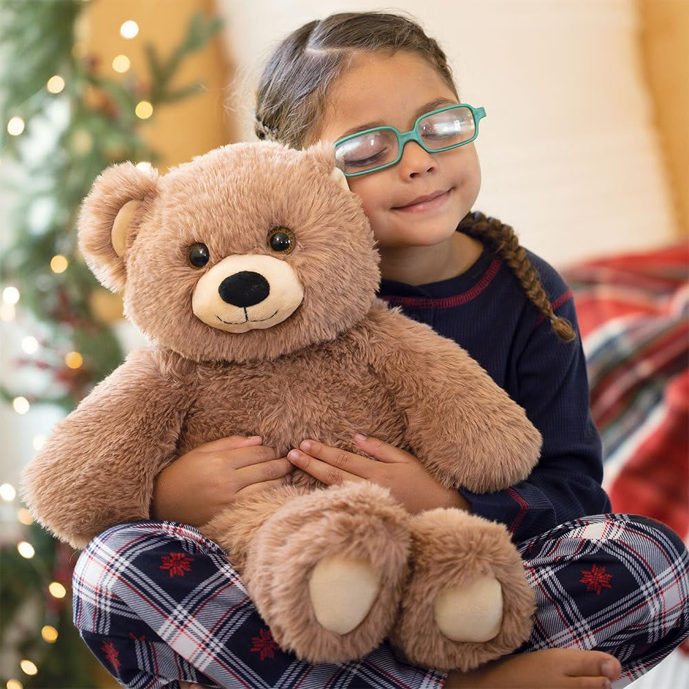 Cuddly Soft – 18 Inch Brown Bear Stuffed Animal, Oh so Soft Plush Toy, Adorable Gift for All Ages
