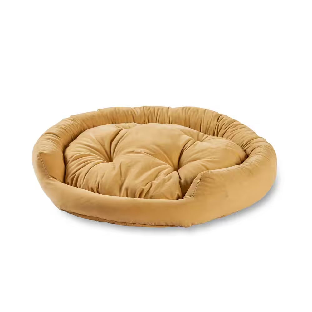 Murphy Large Buttercream Donut Dog Bed