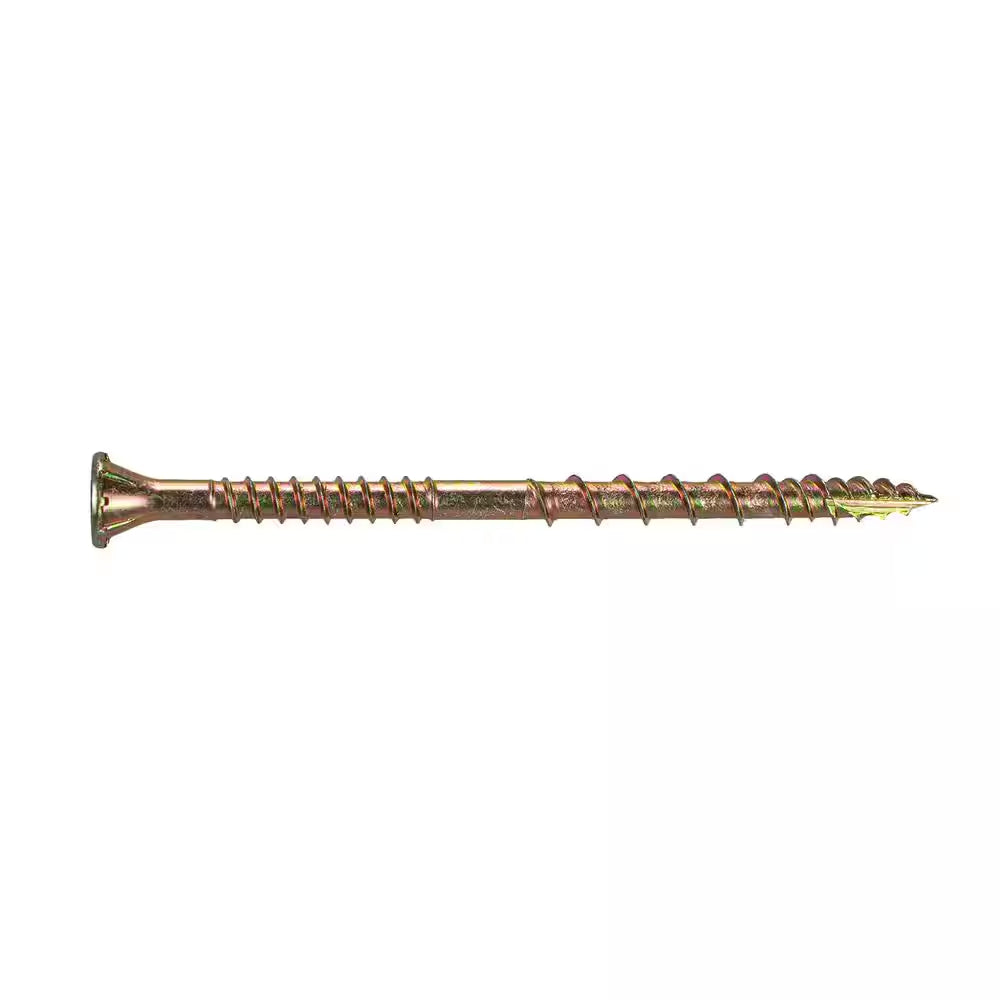 #10 X 3-In T25, Flat Head, Strong-Drive CSV Construction Screw - Yellow Zinc (210-Pack)