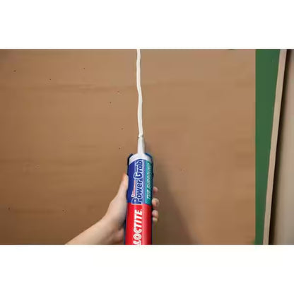 Power Grab Tub Surrounds Instant Grab 9 Oz. Latex Construction Adhesive White Cartridge