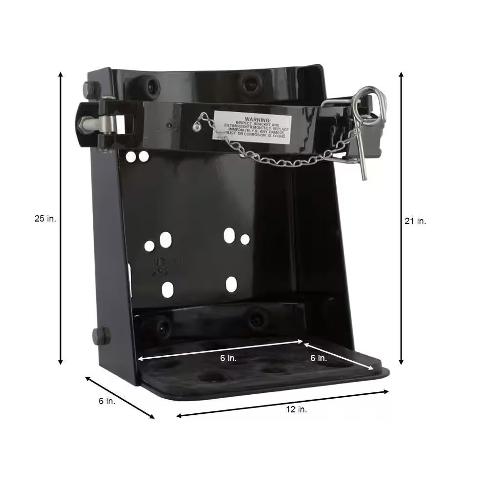 Vehicle Steel Fire Extinguisher Mount for 20 Lb. Fire Extinguisher 292474