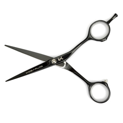 VERY SHARP 5.5 Inch Black Cobalt Professional Hairdressing Barbers Scissors Shears