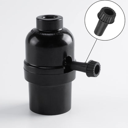 Light Lamp Turn On/Off Switch Knobs Replacement, Black, Standard Size, 4 Packs