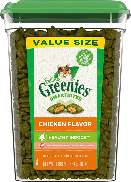 Feline Smartbites Hairball Control, Chicken Flavor, 16 Ounce