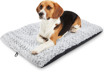 Dog Bed Kennel Pad Washable Anti-Slip Crate Mat for Medium Dogs and Cats (30-Inch)