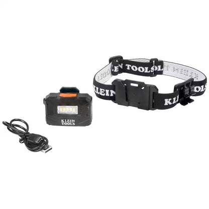 Rechargeable Light Array LED Headlamp with Adjustable Fabric Strap, 260 Lumens, 2 Modes