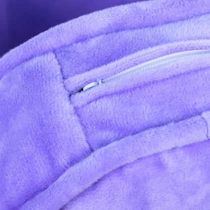 Pet Bed Sofa, Velvet Couch with Removeable Washable Cushion for Small Dog Cat (Purple)