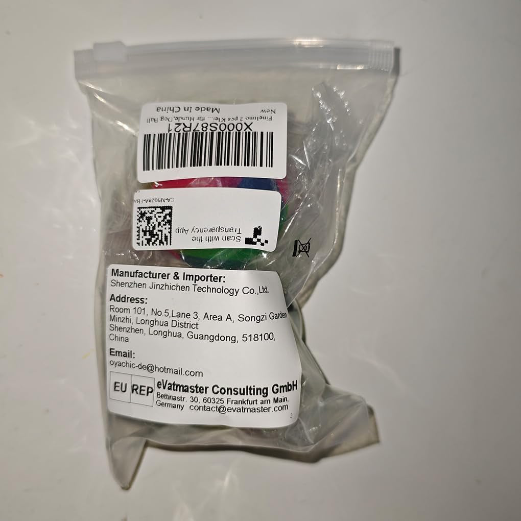 2Pcs Light up Dog Balls,Led Dog Ball,Glow in the Dark Dog Ball,Flashing Elastic Pet Toys for Puppy, Cats, Dogs