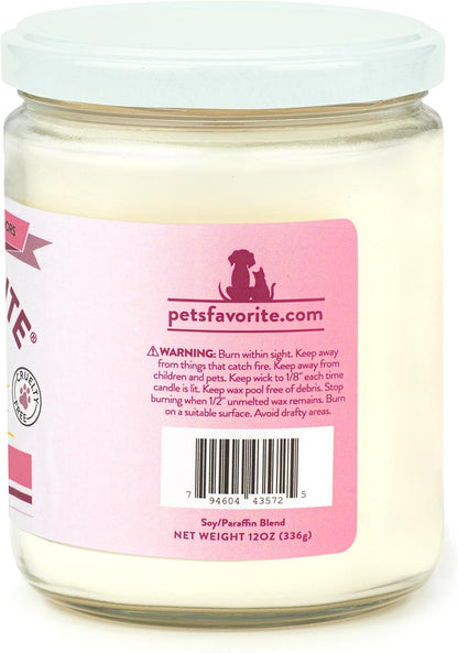 Pet Odor Candle, Clean Burning, Long Lasting Scented Candles with a 70 Hour Burn Time, Very Berry