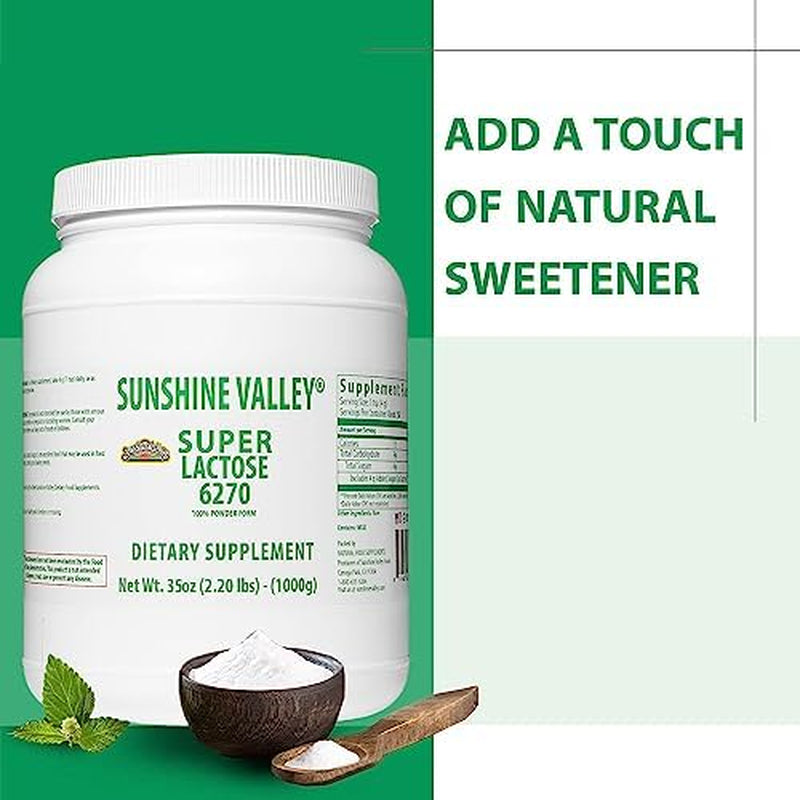 ® Super Lactose Powder Sugar—Natural Food Stabilizer—Lactose Homebrew in Beer Making—Low Carb Sugar Replacement—Healthy Sweeteners Cooking/Baking, Sugar Powder Filler 35 Ounce