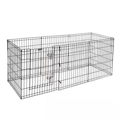 High 8-Panel Heavy Gauge Wire Convertible Indoor/Outdoor Pet Playpen