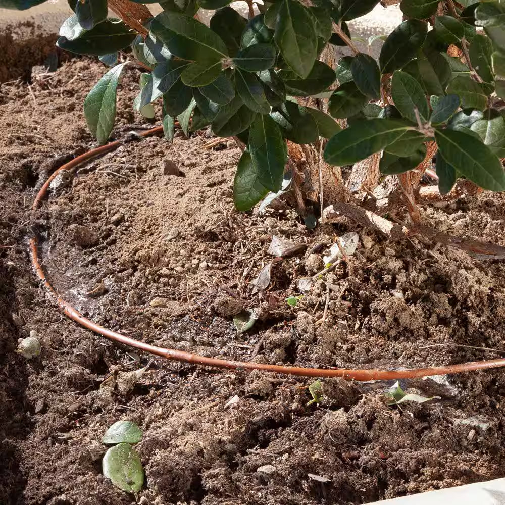 1/4 In. Emitter Tubing 100 Ft. W/6 In. Spacing in Brown