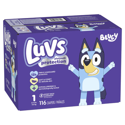 Platinum Protection Baby Diapers Size 1, 116 Count (Select for More Options)