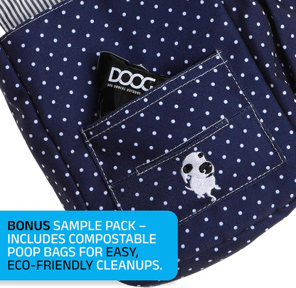 Walkie Bag - Adjustable Dog Treat Pouch Shoulder Bag with Poo Bag & Water Bottle Compartments - Comfort Fit for Everyday Use