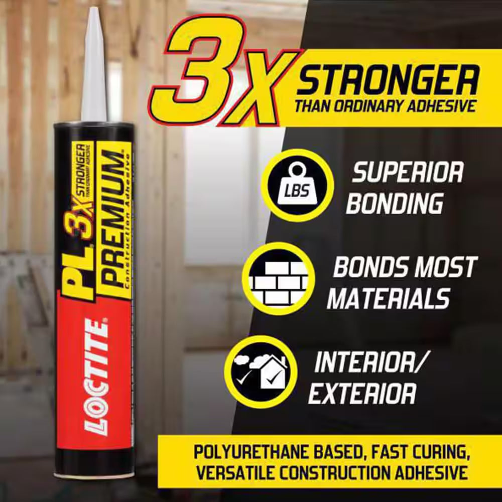 PL Premium 10 Oz. Polyurethane Construction Adhesive Tan Cartridge (Each)