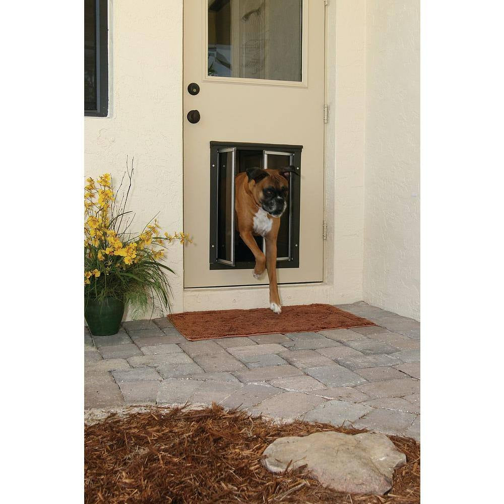 16 In. X 23.75 In. Chew Proof Xlarge White Door Mount Dog Door