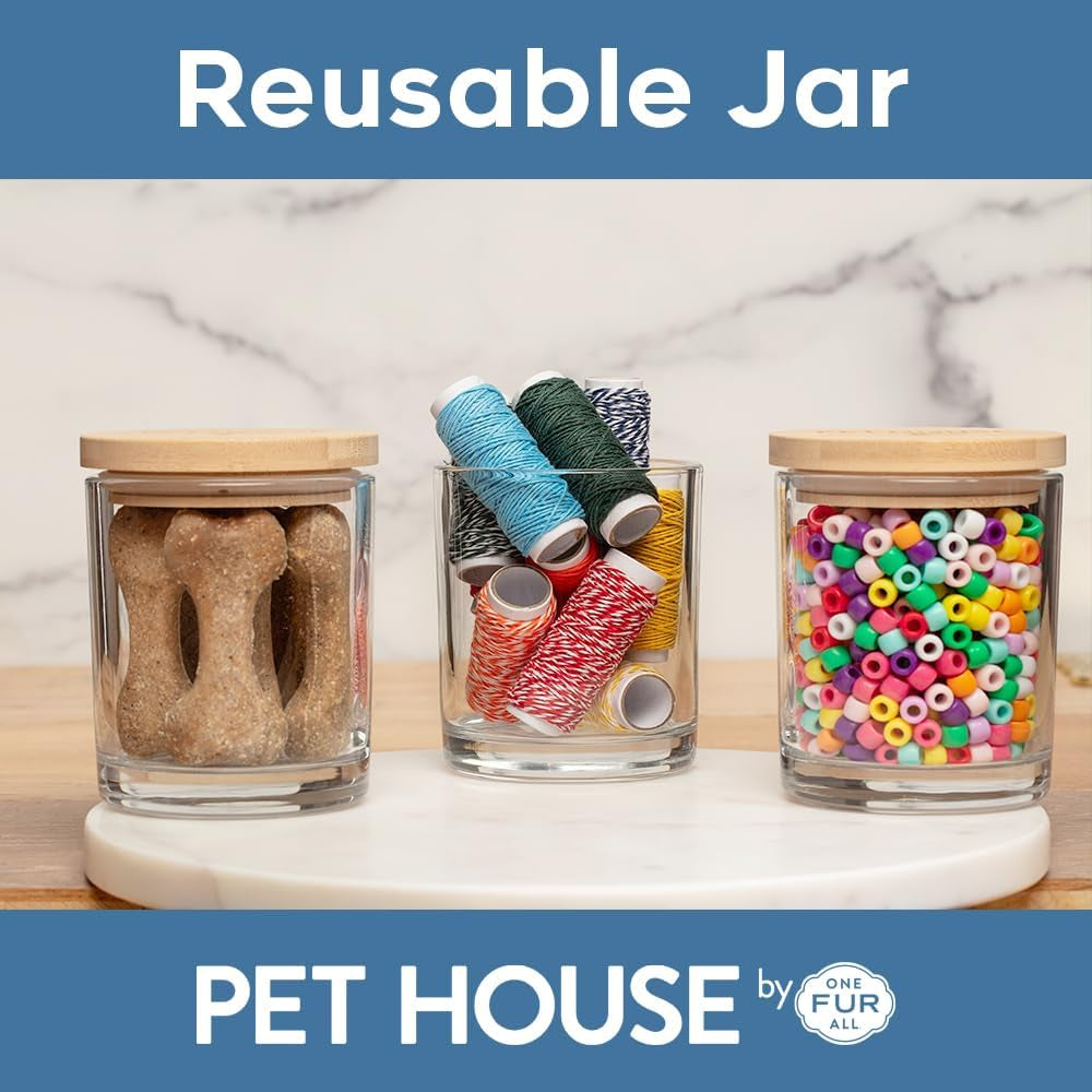 Pet Friendly Candle, 9 OZ Scented Soy Candle, Clean Burning, Long Lasting Air Freshener for Home - Mandarin Sage