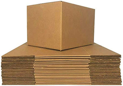 6 X 4 X 4 Inches Medium Moving Boxes Strong Shipping Boxes, 25 Pack