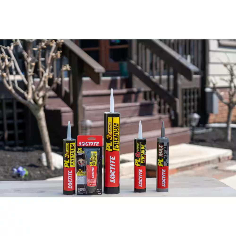 PL Premium Max 9 Oz. SMP Construction Adhesive Grey Cartridge