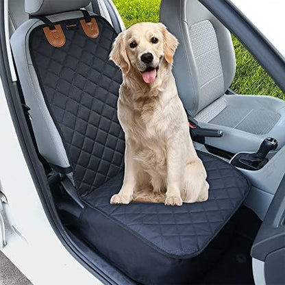 Car Front Seat Covers for Dogs Scratch-Proof Pet Car Seat Cover Non-Slip Car Seat Protector for Dogs Bucket Seat Cover