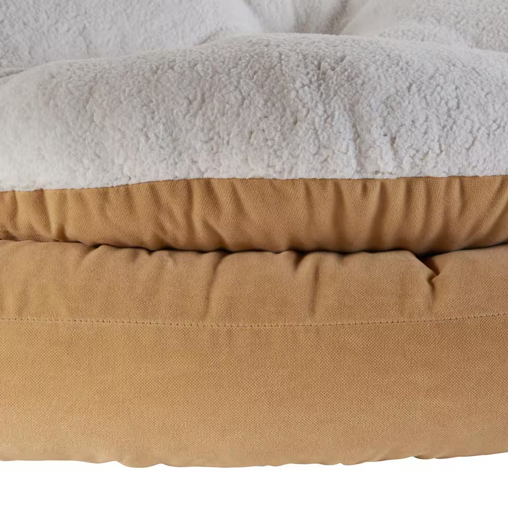 Murphy Large Buttercream Donut Dog Bed
