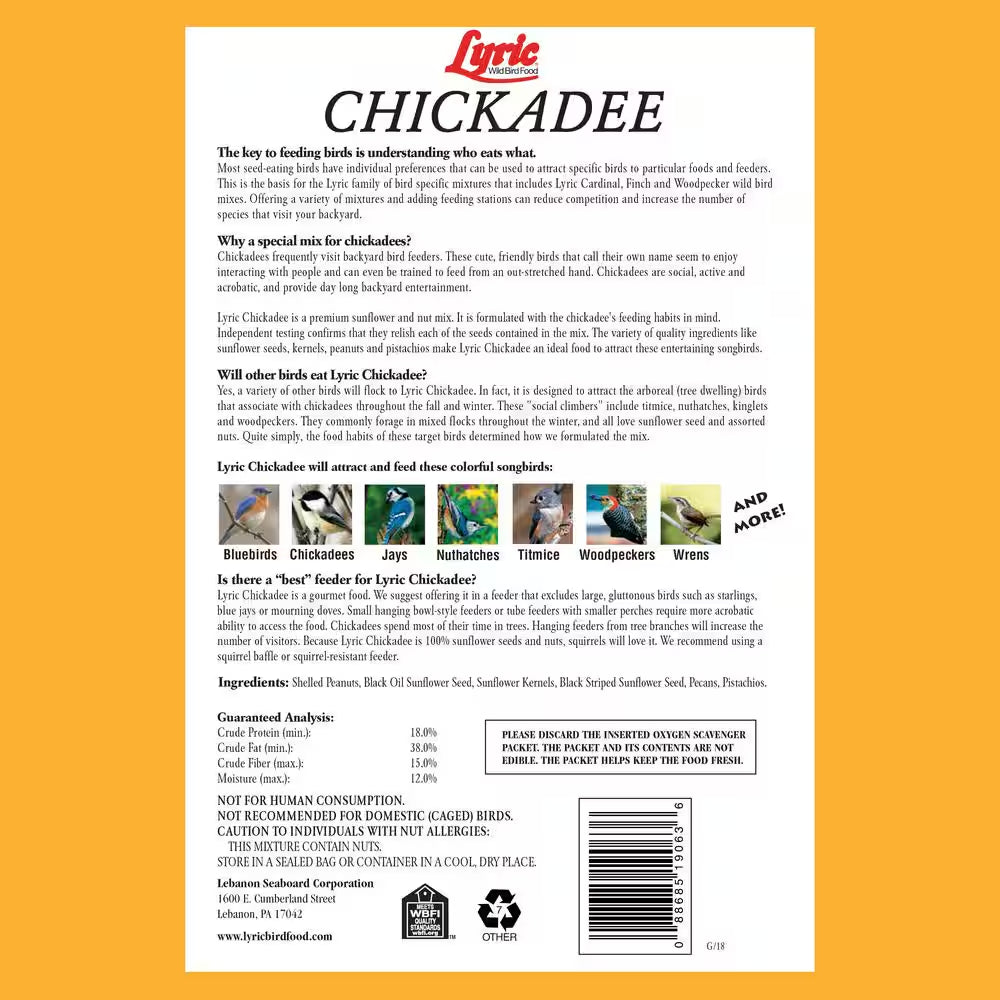 4 Lb. Chickadee Wild Bird Mix