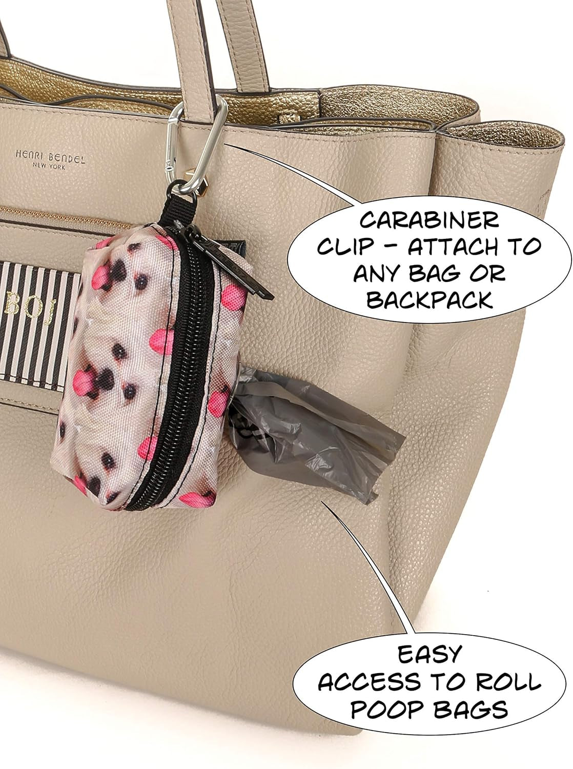 - Cute Dog Poop Bag Holder for Leash Poop Bags for Dogs Vegan Friendly Dog Poop Bag Dispenser Dog Treat Pouch Leash Poop Bag Holder Dog Waste Bag Dispenser Dog Bag Holder Checkered