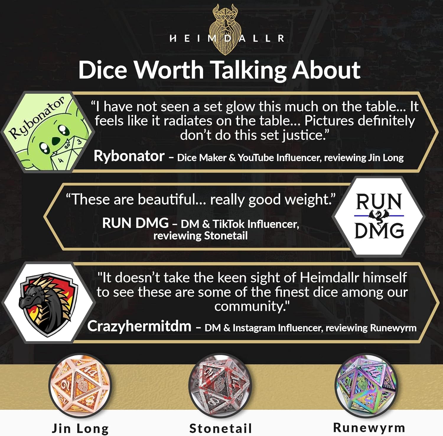 Metal DND Dice Set 7Pcs - Indestructible Metal Dice Set W/Dice Bag; D&D Dice Set D&D (Dungeons and Dragons Dice Set) W/ D20 Dice - Blacksmith Craft Dice (Weathered Bronze)