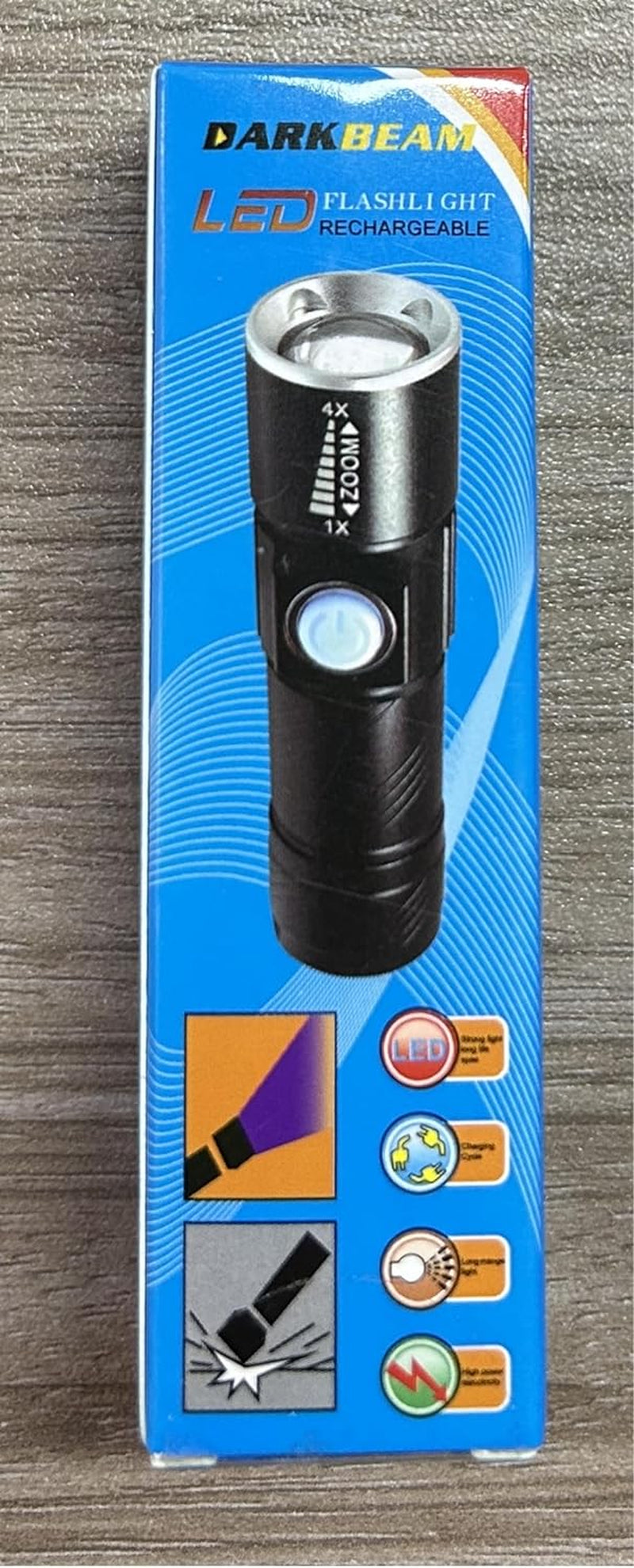 UV 395Nm USB Rechargeable Flashlight Ultraviolet Led Light Blacklight Portable 400Nm Mini Detector for Dog Urine Pet Stains, Anti-Counterfeiting Identification, Resin Curing
