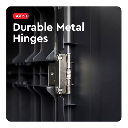 Premium One 35 In. W X 71.7 In. H. X 18.5 In. D 5-Shelf Resin Freestanding Cabinet in Black