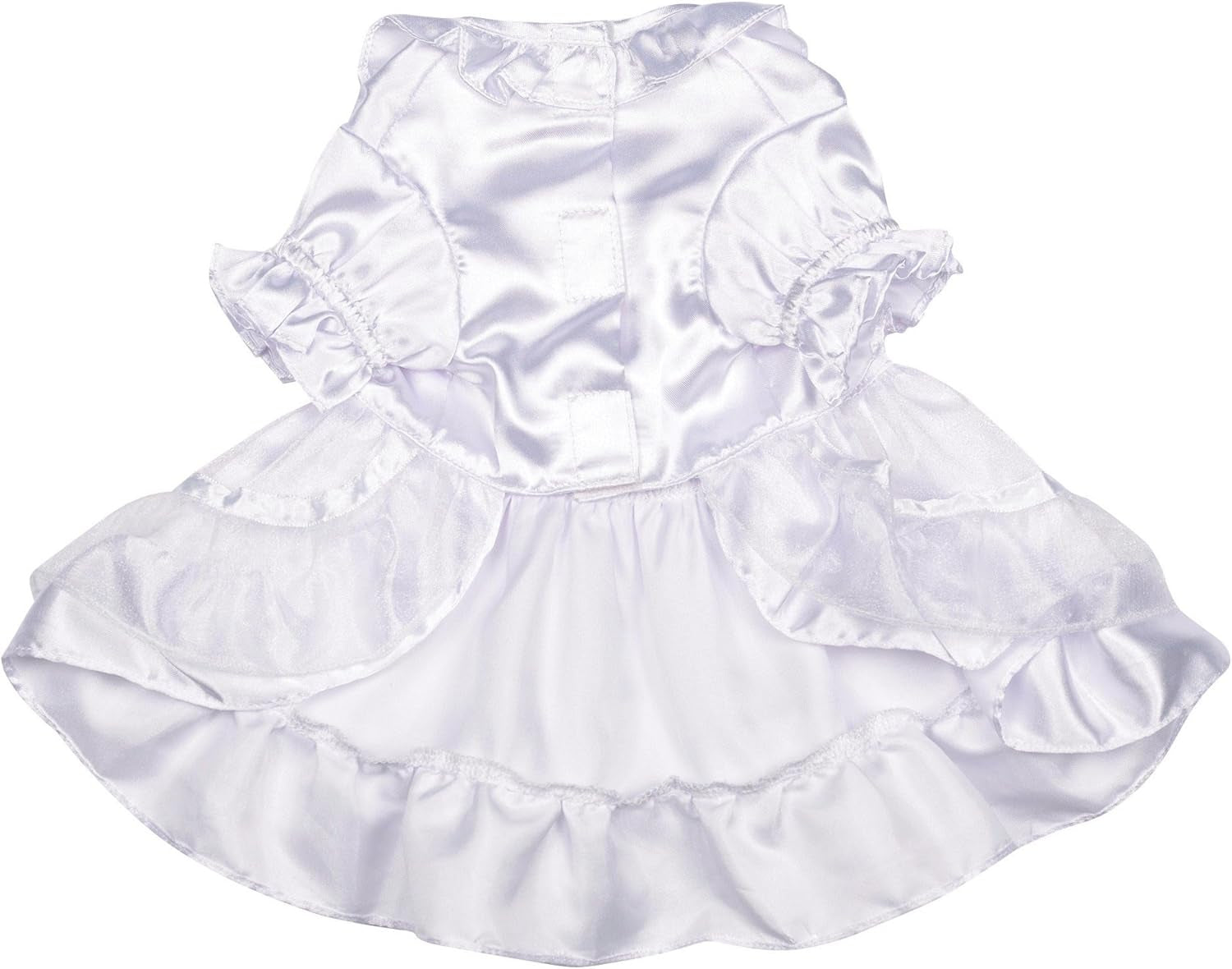 Polyester Yappily Ever after Dog Wedding Dress, X-Small, 10-Inch, White