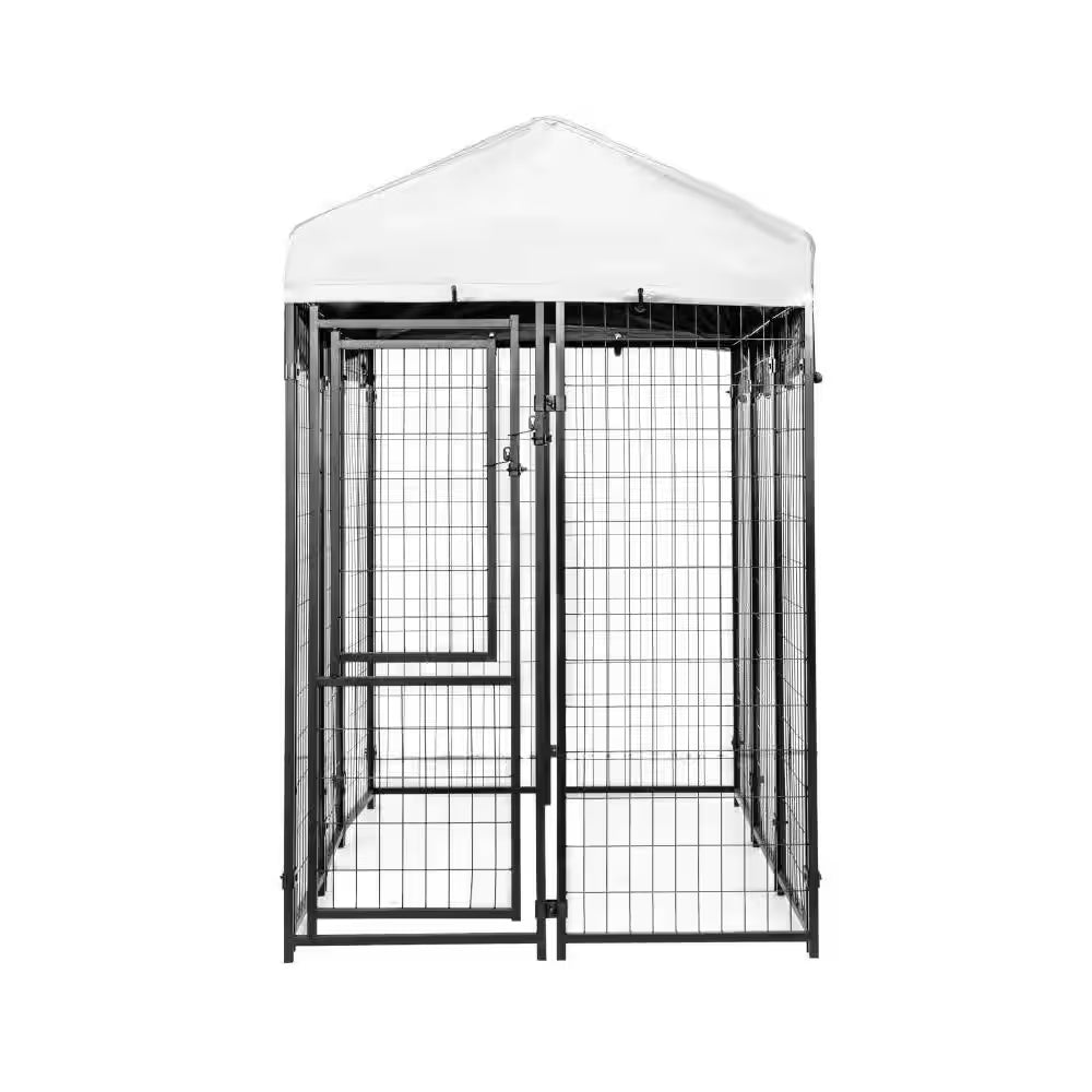 6 Ft. X 4 Ft. X 6 Ft. Welded Wire Dog Fence Kennel Kit