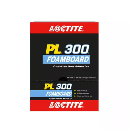 PL 300 Foamboard 10 Oz. Latex Construction Adhesive Blue Cartridge (12 Pack)
