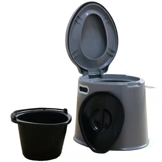 Portable Travel Toilet for Camping and Hiking, Non-Electric Waterless Toilet